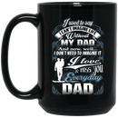 Guardian Angel Coffee Mug I Love And I Miss You Everyday Dad 11oz - 15oz Black Mug