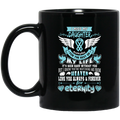 Guardian Angel Coffee Mug I Miss My DaughterEveryday For The Rest Of My Life Angel Wings 11oz - 15oz Black Mug