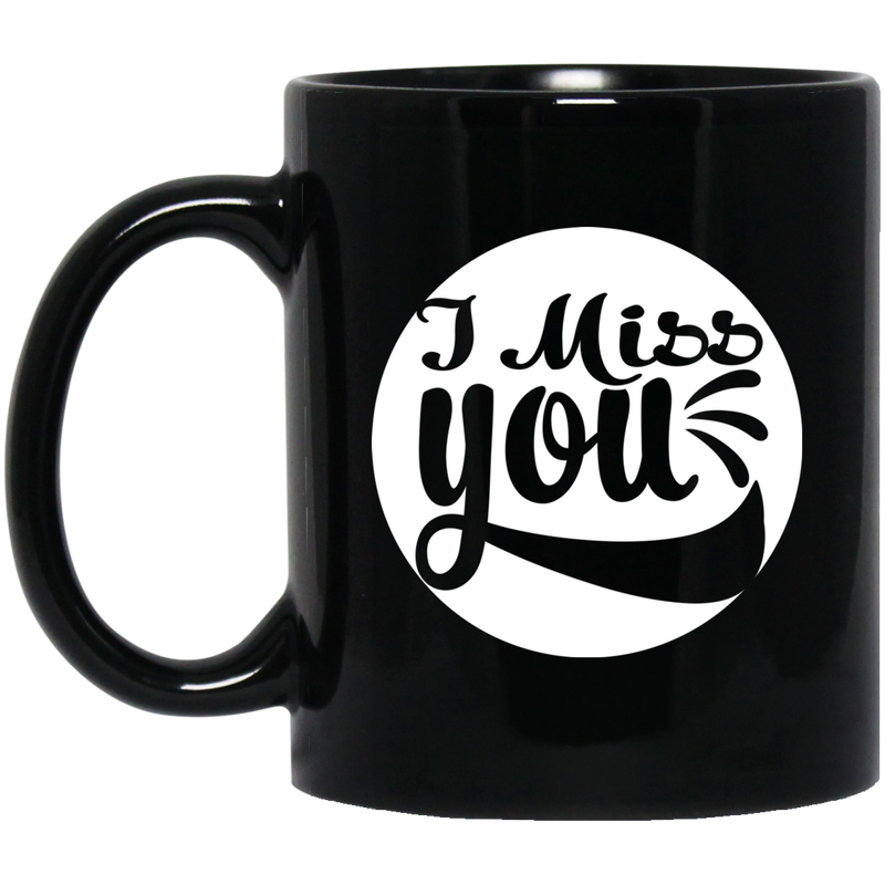 Guardian Angel Coffee Mug I Miss You 11oz - 15oz Black Mug