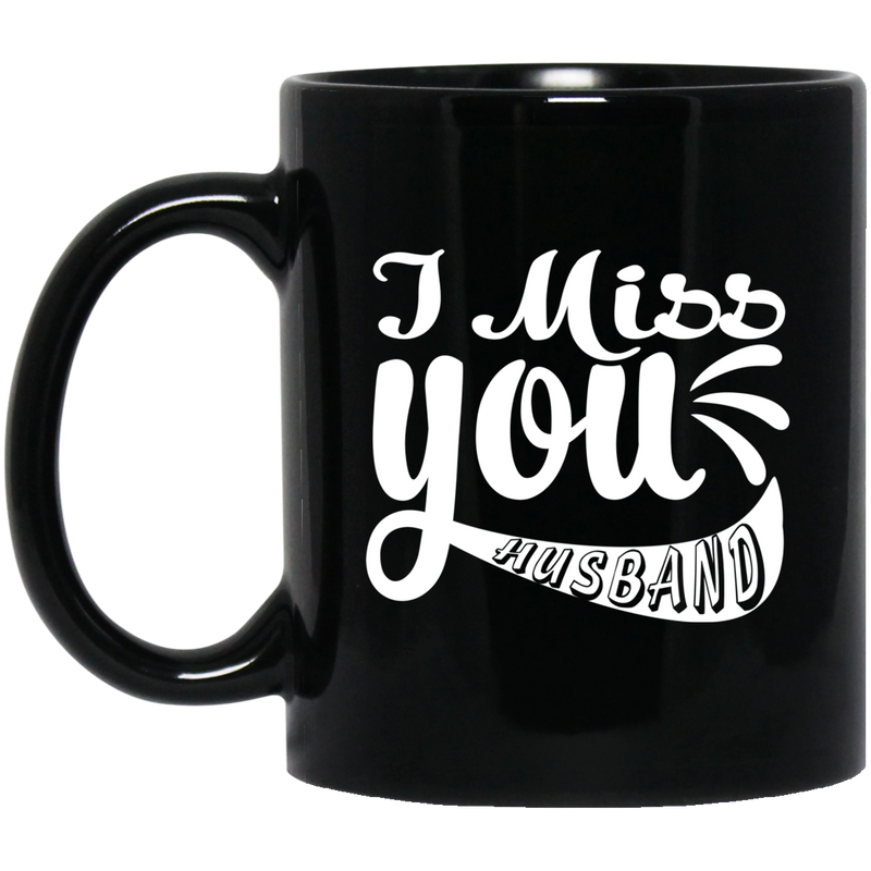 Guardian Angel Coffee Mug I Miss You Husband 11oz - 15oz Black Mug