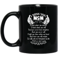 Guardian Angel Coffee Mug I Miss You Mom I Think About You Always Until We Meet Again 11oz - 15oz Black Mug