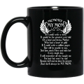 Guardian Angel Coffee Mug In Memory Of My Mom He'll Always Be My Mom 11oz - 15oz Black Mug