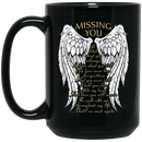 Guardian Angel Coffee Mug Missing You I Think About You Always Until We Meet Again 11oz - 15oz Black Mug