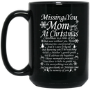 Guardian Angel Coffee Mug Missing You Mom At Christmas In Memory Of You 11oz - 15oz Black Mug