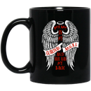 Guardian Angel Coffee Mug Mom Is My Guardian Angel And She Has My Back 11oz - 15oz Black Mug