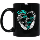 Guardian Angel Coffee Mug Mom Your Wings Were Ready But My Heart Was Not 11oz - 15oz Black Mug