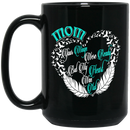 Guardian Angel Coffee Mug Mom Your Wings Were Ready But My Heart Was Not 11oz - 15oz Black Mug