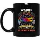 Guardian Angel Coffee Mug My Aunt Left Me Beautiful Memories Dragonfly Angel 11oz - 15oz Black Mug