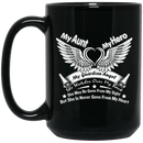 Guardian Angel Coffee Mug My Aunt My Hero My Guardian Angel She Watches Over My Back 11oz - 15oz Black Mug