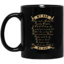Guardian Angel Coffee Mug My Dad A Father's Touch A Daddy's Kiss A Grieving Daughter 11oz - 15oz Black Mug