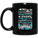 Guardian Angel Coffee Mug My Dad A Father's Touch A Daddy's Kiss A Grieving Daughter 11oz - 15oz Black Mug
