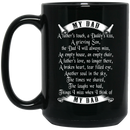 Guardian Angel Coffee Mug My Dad A Father's Touch A Daddy's Kiss A Grieving Son 11oz - 15oz Black Mug