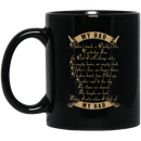 Guardian Angel Coffee Mug My Dad A Father's Touch A Daddy's Kiss A Grieving Son 11oz - 15oz Black Mug