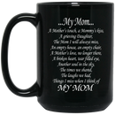 Guardian Angel Coffee Mug My Dad A Mother's Touch A Daddy's Kiss A Grieving Daughter 11oz - 15oz Black Mug