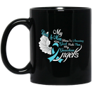 Guardian Angel Coffee Mug My Dad And Mom Was So Amazing God Made Him My Guardian Angel 11oz - 15oz Black Mug