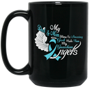 Guardian Angel Coffee Mug My Dad And Mom Was So Amazing God Made Him My Guardian Angel 11oz - 15oz Black Mug