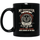 Guardian Angel Coffee Mug My Daughter Left Me Beautiful Memories Angel Wings 11oz - 15oz Black Mug