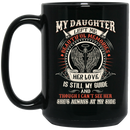 Guardian Angel Coffee Mug My Daughter Left Me Beautiful Memories Angel Wings 11oz - 15oz Black Mug