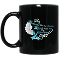 Guardian Angel Coffee Mug My Husband Was So Amazing God Made Him My Guardian Angel 11oz - 15oz Black Mug