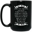 Guardian Angel Coffee Mug My Mom A Mother's Touch A Mommy's Kiss A Grieving Son 11oz - 15oz Black Mug