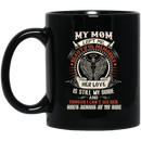 Guardian Angel Coffee Mug My Mom Left Me Beautiful Memories Angel Wings 11oz - 15oz Black Mug