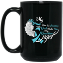 Guardian Angel Coffee Mug My Papaw Was So Amazing God Made Him My Guardian Angel 11oz - 15oz Black Mug