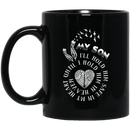 Guardian Angel Coffee Mug My Son I'll Hold Him Safe In My Heart Until I Hold Him In Heaven 11oz - 15oz Black Mug