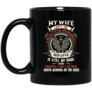 Guardian Angel Coffee Mug My Wife Left Me Beautiful Memories Angel Wings 11oz - 15oz Black Mug