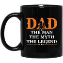 Guardian Angel Coffee Mug The Man The Myth The Legend Dad 11oz - 15oz Black Mug