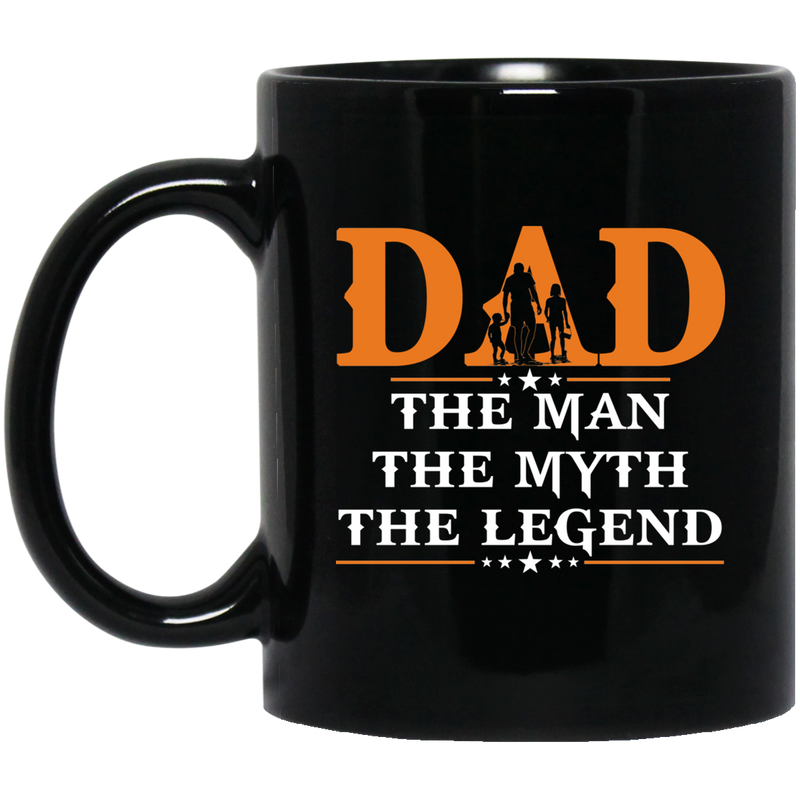 Guardian Angel Coffee Mug The Man The Myth The Legend Dad 11oz - 15oz Black Mug