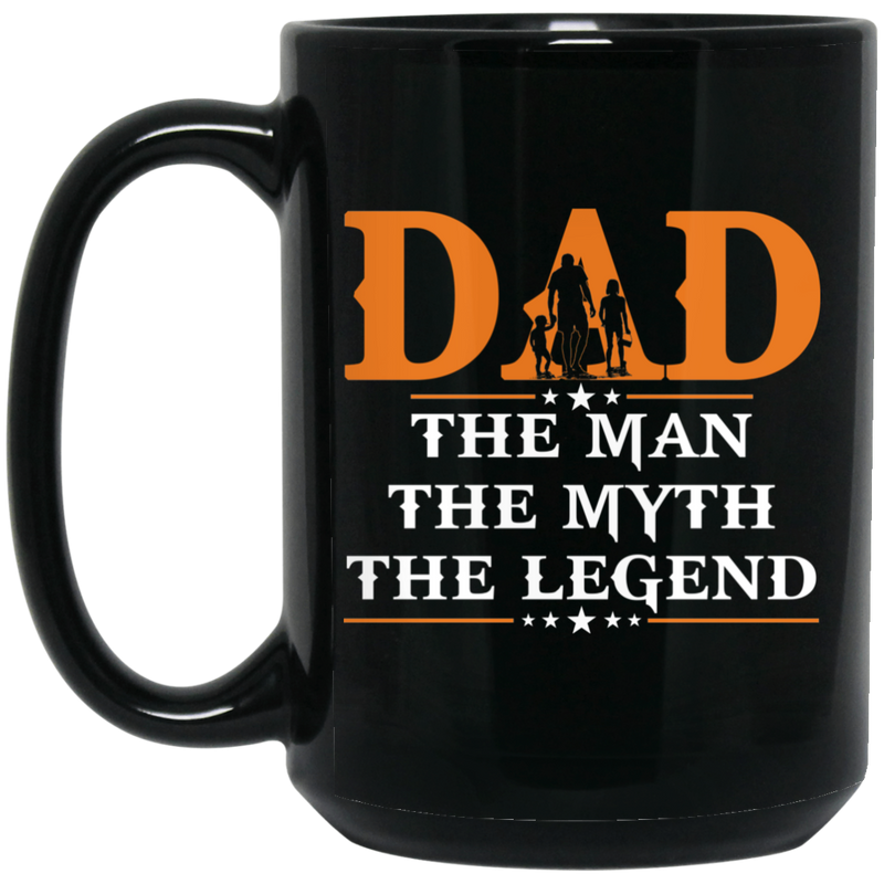Guardian Angel Coffee Mug The Man The Myth The Legend Dad 11oz - 15oz Black Mug
