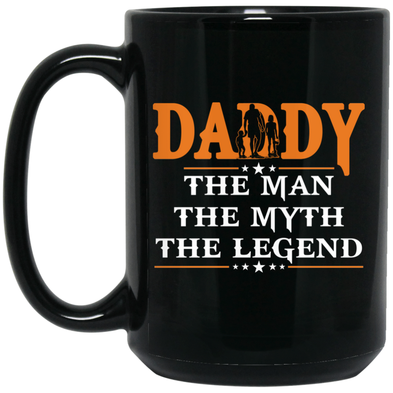 Guardian Angel Coffee Mug The Man The Myth The Legend Daddy 11oz - 15oz Black Mug