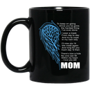 Guardian Angel Coffee Mug There's Now A Hole No One Can Fill Within My Heart Mom 11oz - 15oz Black Mug