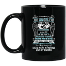 Guardian Angel Coffee Mug They Are In Every Beat Of My Heart They Are My Dad Mom Sister Angels 11oz - 15oz Black Mug