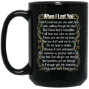 Guardian Angel Coffee Mug When I Lost You Yet My Heart Is Broken 11oz - 15oz Black Mug