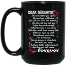 Guardian Angel Daughter I Hold You Tightly Within My Heart And There You Will Remain Forever 11oz - 15oz Black Mug