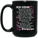 Guardian Angel Husband I Hold You Tightly Within My Heart And There You Will Remain Forever 11oz - 15oz Black Mug