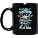 Guardian Angel Husband Tears Could Build A Stairway And Memories A Lane Bring You Home Again 11oz - 15oz Black Mug