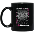 Guardian Angel Mug Dad I Hold You Tightly Within My Heart And There You Will Remain Forever 11oz - 15oz Black Mug