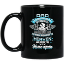 Guardian Angel Mug Dad Tears Could Build A Stairway And Memories A Lane Bring You Home Again 11oz - 15oz Black Mug