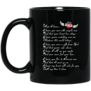 Guardian Angel Mug Dad What I Know I Know You Soar With Angels Now Until My Time Is Done 11oz - 15oz Black Mug