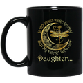 Guardian Angel Mug Daughter Your Wings Were Ready But My Heart Was Not Dragonfly Angel 11oz - 15oz Black Mug