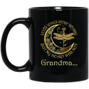 Guardian Angel Mug Grandma Your Wings Were Ready But My Heart Was Not Dragonfly Angel 11oz - 15oz Black Mug