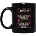 Guardian Angel Mug I Still Cry I Cried When You Passed Away But Forever In My Heart Son 11oz - 15oz Black Mug