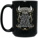 Guardian Angel Mug Missing You I Hide My Tears When I Say Your Name Always Forever Love You 11oz - 15oz Black Mug
