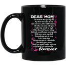 Guardian Angel Mug Mom I Hold You Tightly Within My Heart And There You Will Remain Forever 11oz - 15oz Black Mug