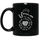 Guardian Angel Mug My Dad & Mom I'll Hold Them Safe In My Heart Until I Hold Them In Heaven 11oz - 15oz Black Mug