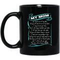 Guardian Angel Mug My Mom You May Be Out Of My Sight But You Will Never Be Out Of My Heart 11oz - 15oz Black Mug