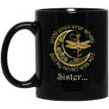 Guardian Angel Mug Sister Your Wings Were Ready But My Heart Was Not Dragonfly Angel 11oz - 15oz Black Mug