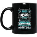 Guardian Angel Mug They Are In Every Beat Of My Heart They Are My Parents And Angels Wings 11oz - 15oz Black Mug
